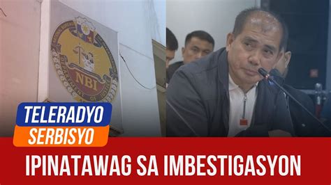 NBI summons actor.